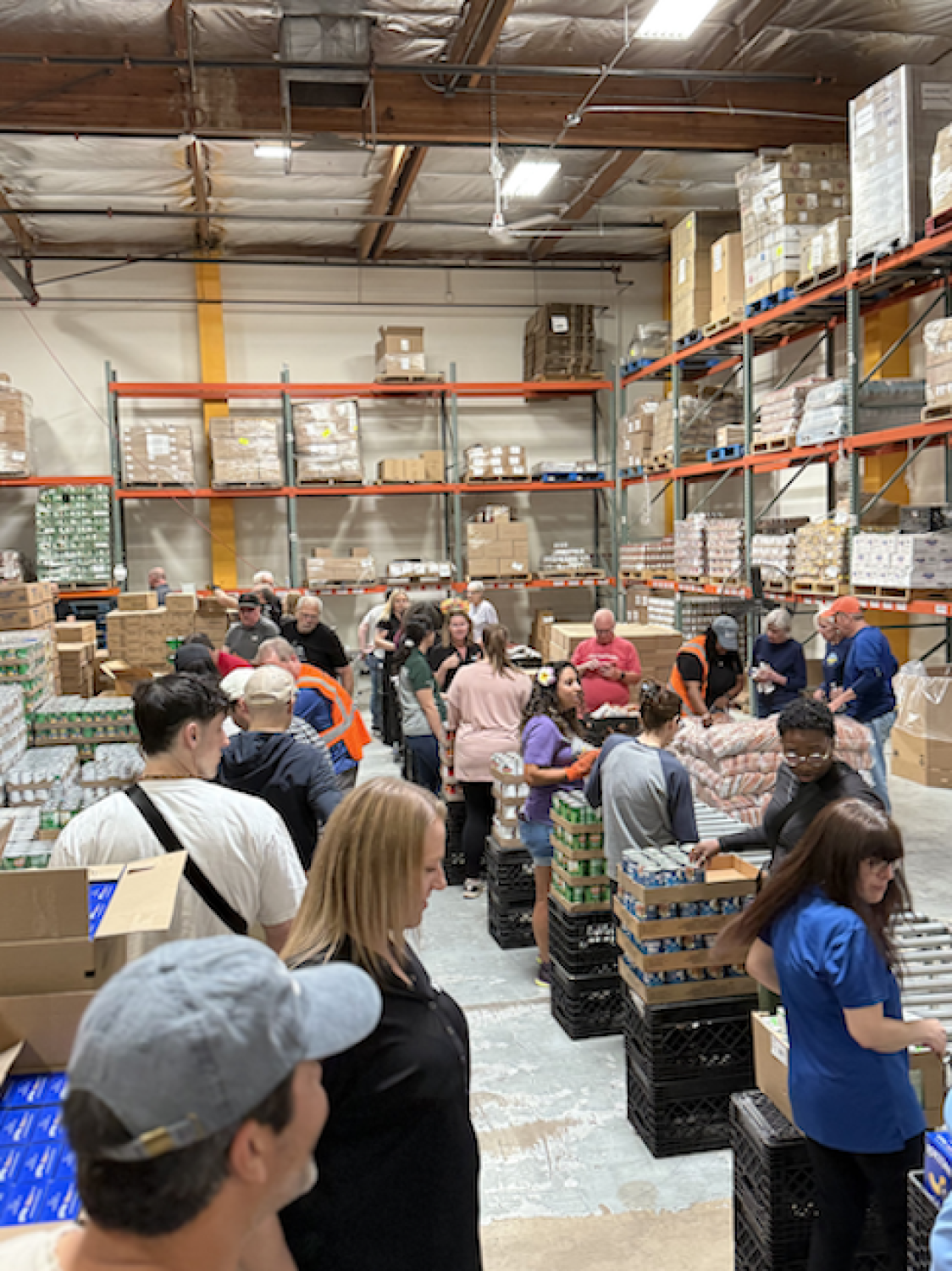 Assembly line in action