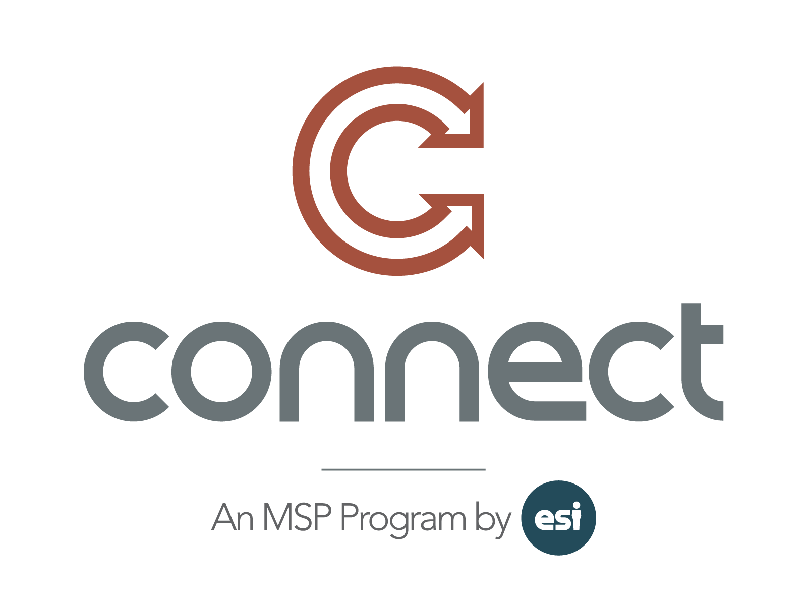 ESI Connect MSP logo, a program of ESI