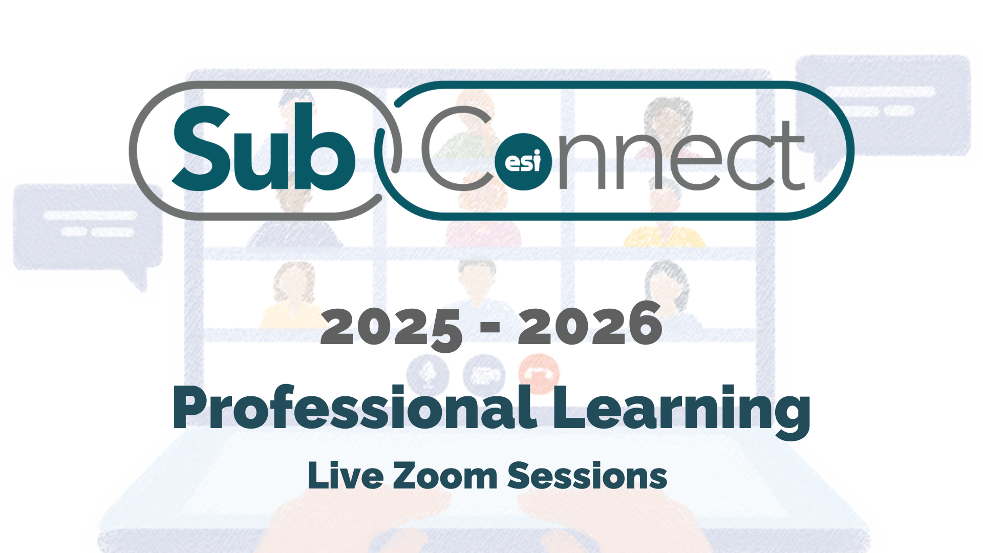 2025-2026 SubConnect Professional Learning - ESI