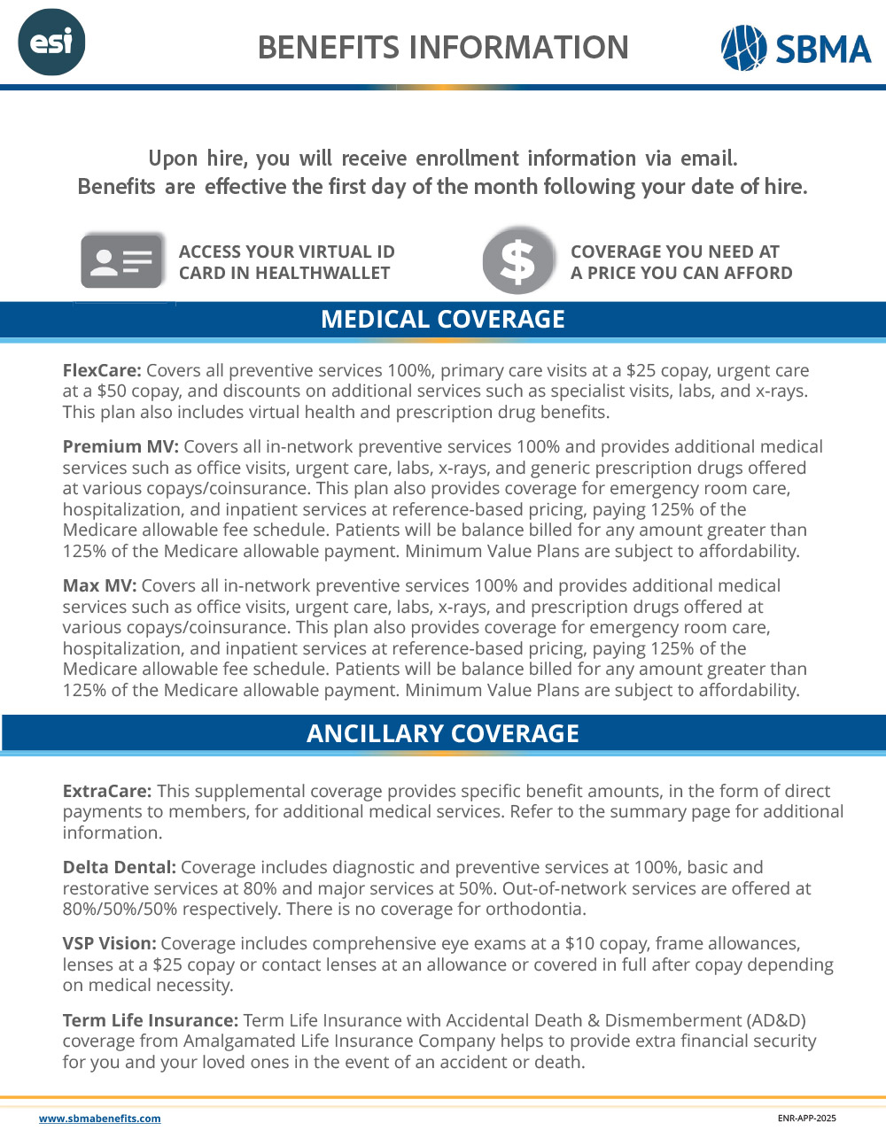 ESI Employee Benefits Guide